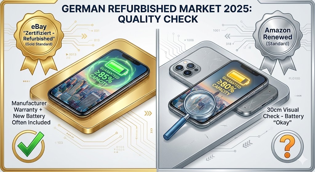 Refurbished Smartphones Qualitätsvergleich